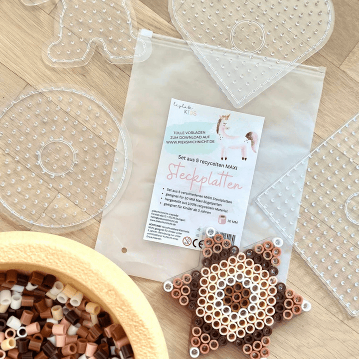 Recyceltes Steckplatten Set - pieksmichnicht GmbH