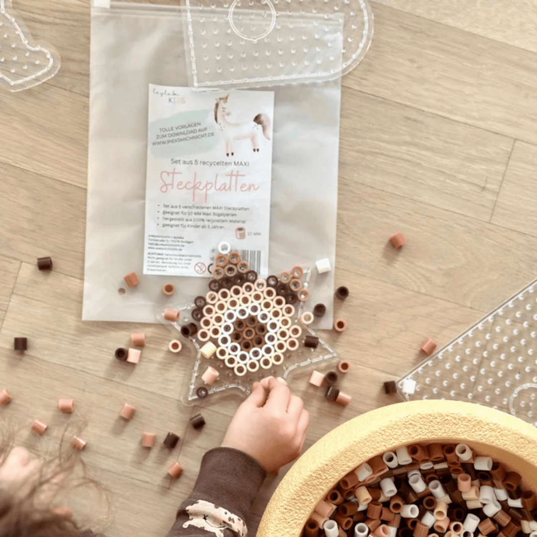 Recyceltes Steckplatten Set - pieksmichnicht GmbH