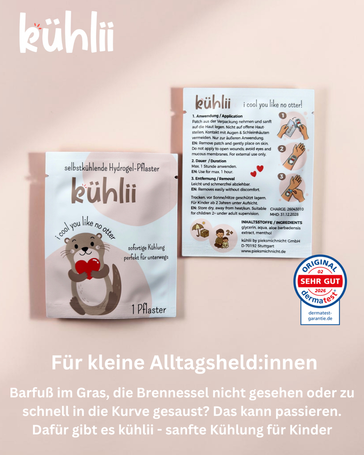 kühlii Selbstkühlende Hydrogelpflaster