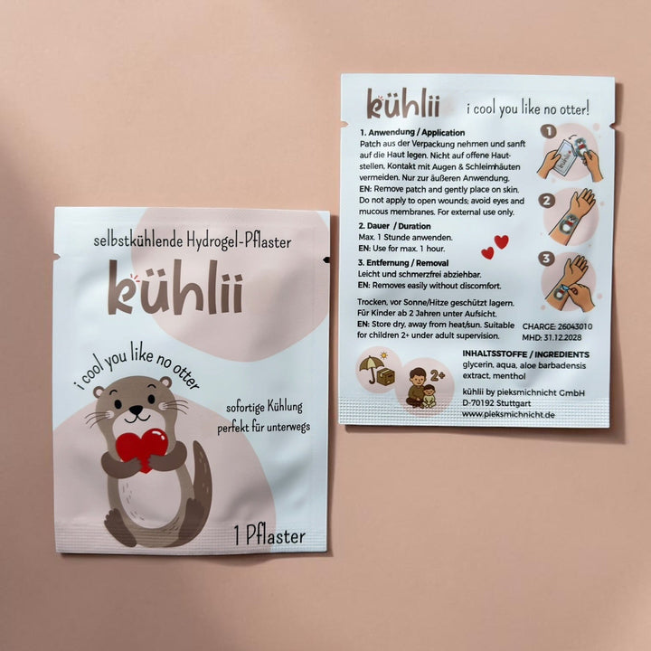 kühlii Selbstkühlende Hydrogelpflaster